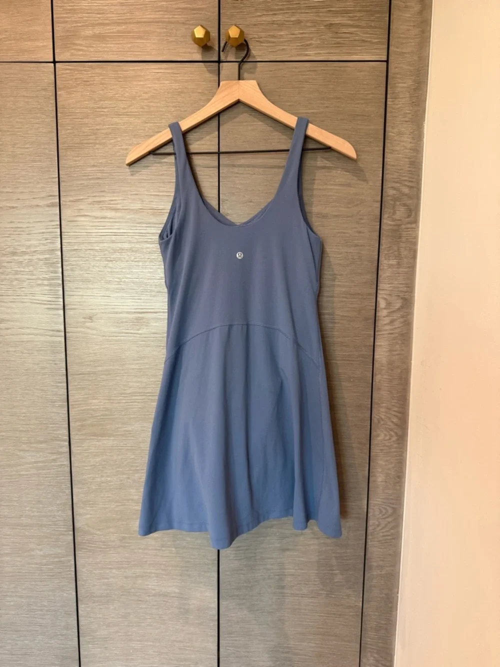 lululemon athletica Sleeveless Slip Dress in Dusty Blue - Picture 4 of 5